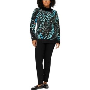 Serengeti Viscose Cosmic Dots Sweater Size 2X EUC